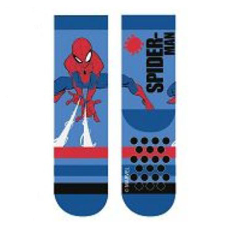 Picture of SPI242224 BOYS PACK OF 2 SPIDERMAN SOCKS WITH GRIPPERS